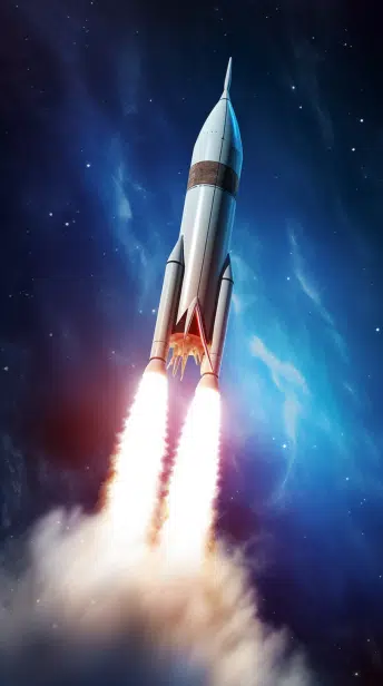 חוקי התנועה של ניוטון - חללית